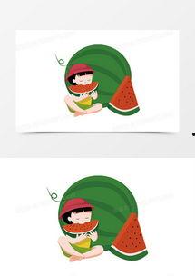 夏日吃瓜吹风扇漫画,吃瓜吹风扇，漫画里的夏日风情